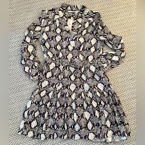 NWT Rebecca Minkoff snakeskin print dress